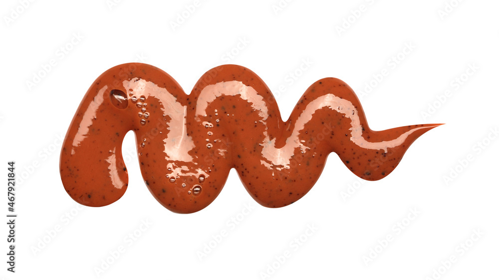Creamy body scrub blot on white background. Isolated Creamy body scrub blot on white background. Isolated