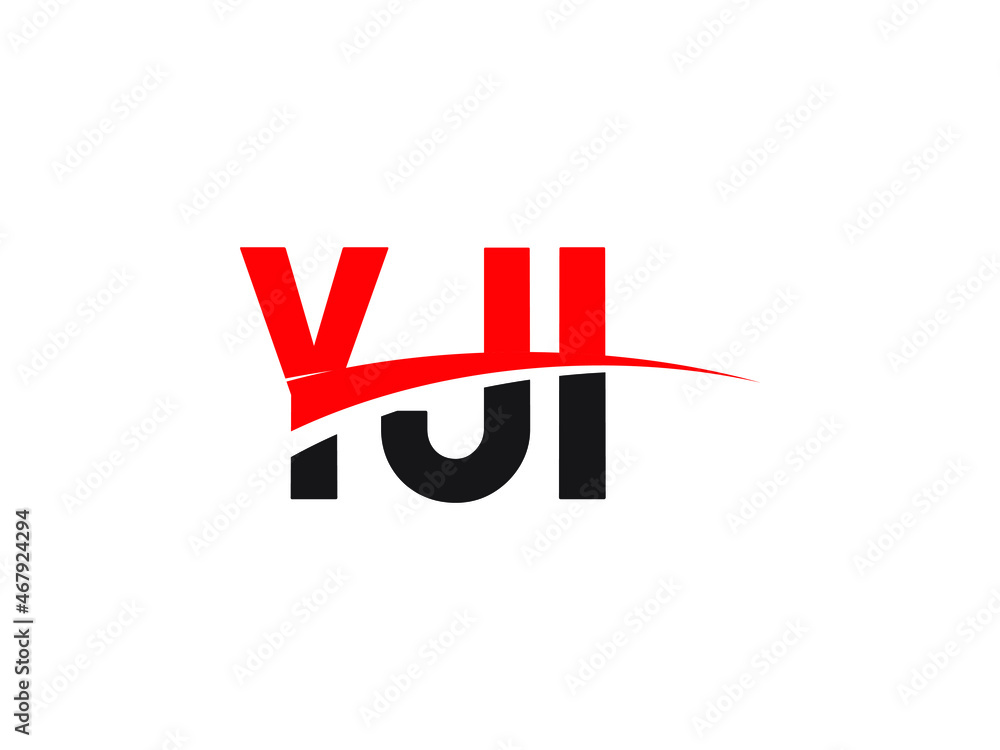 Fototapeta premium YJI Letter Initial Logo Design Vector Illustration