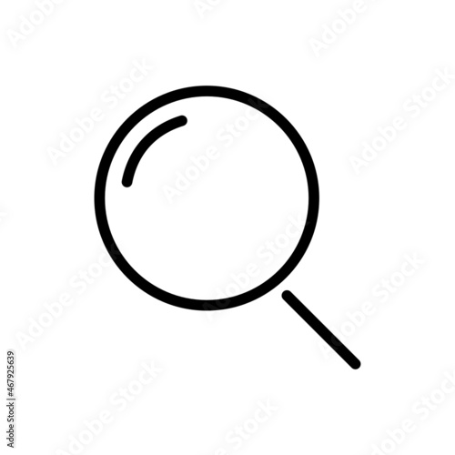 Minimal thin line e-commerce icon set.