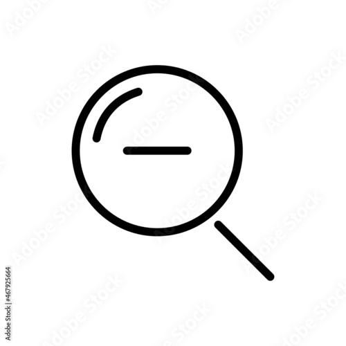 Minimal thin line e-commerce icon set.