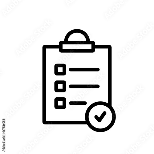 Minimal thin line e-commerce icon set.