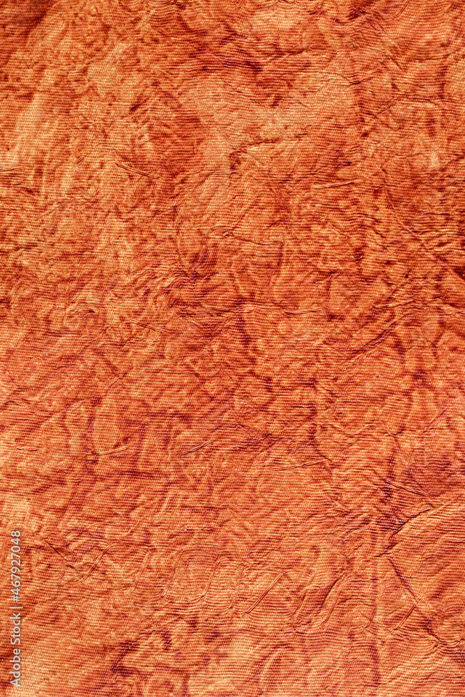 Fototapeta premium simple handmade paper texture used as background high-resolution image. textured coffee brown dark brown paper used for decorative purpose wallpaper. 