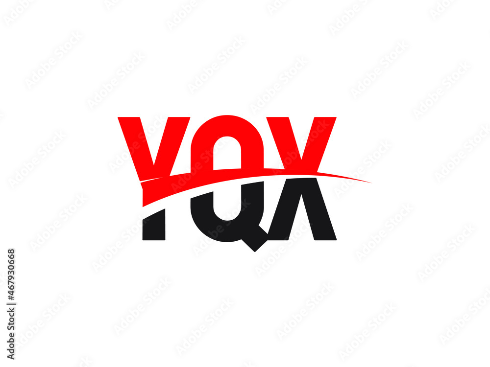 Fototapeta premium YQX Letter Initial Logo Design Vector Illustration