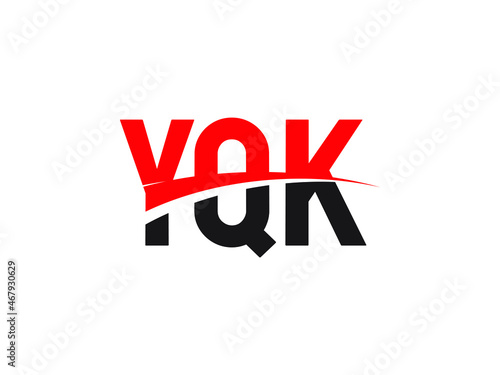 Free Download YQK Letter Initial Logo Design Vector Illustration - GFXLoad