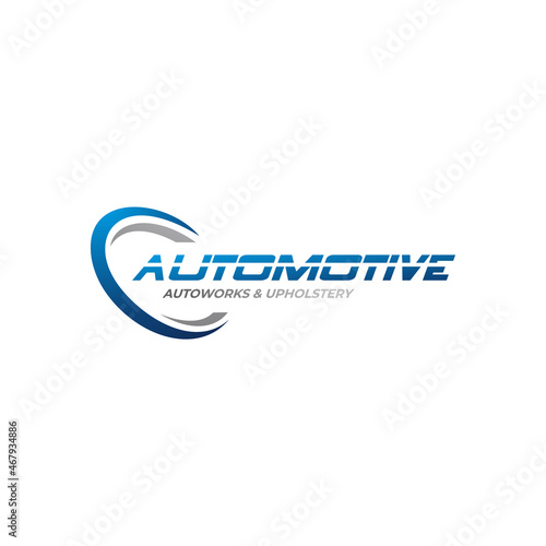 simple and elegant automotive logo set