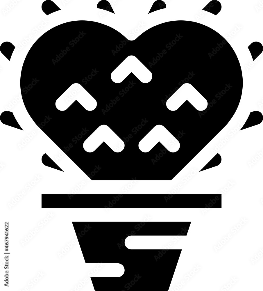 the illustration of cactus icon vector. the illustration of cactus icon vector.