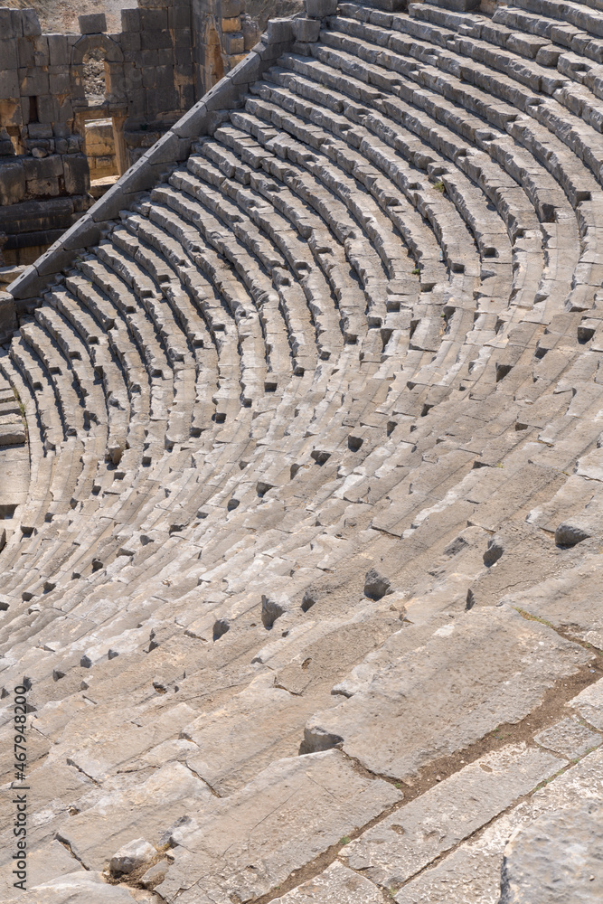 Ancient theater in Myra. Demre, Turkey