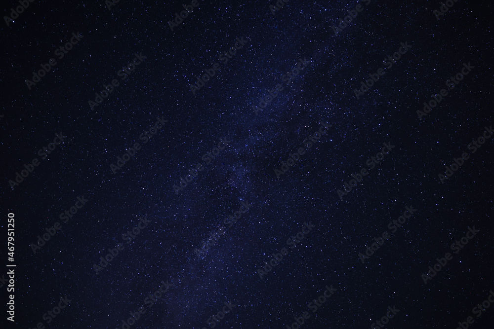 Obraz premium Beautiful night sky full of shiny stars