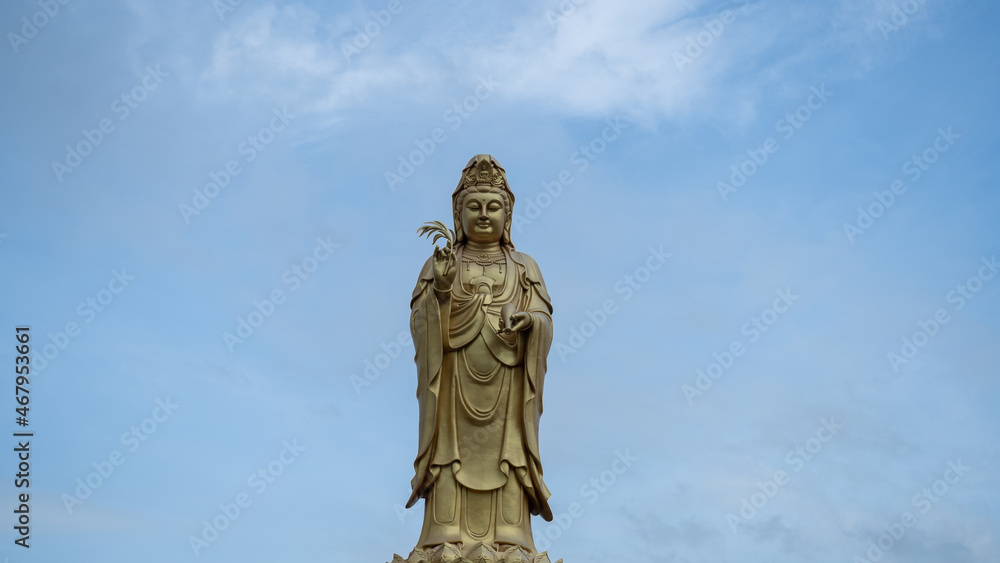 Fototapeta premium The guan yin buddha statue