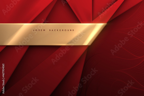 Red and gold textile background