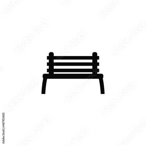 bench icons symbol vector elements for infographic web