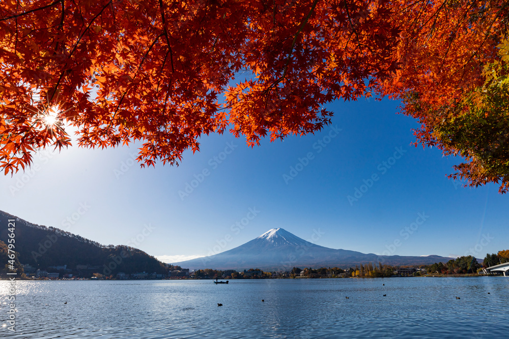 Fuji San (Mount Fuji) in Autumn