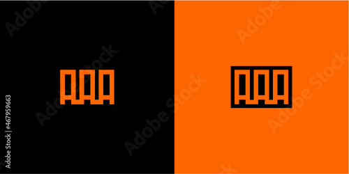 AAA Letter Initial Logo Design Template Vector Illustration