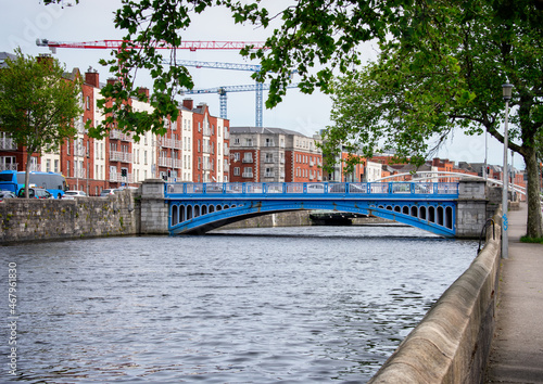 Photography Rory O More Bridge on River Liffey, Dublin