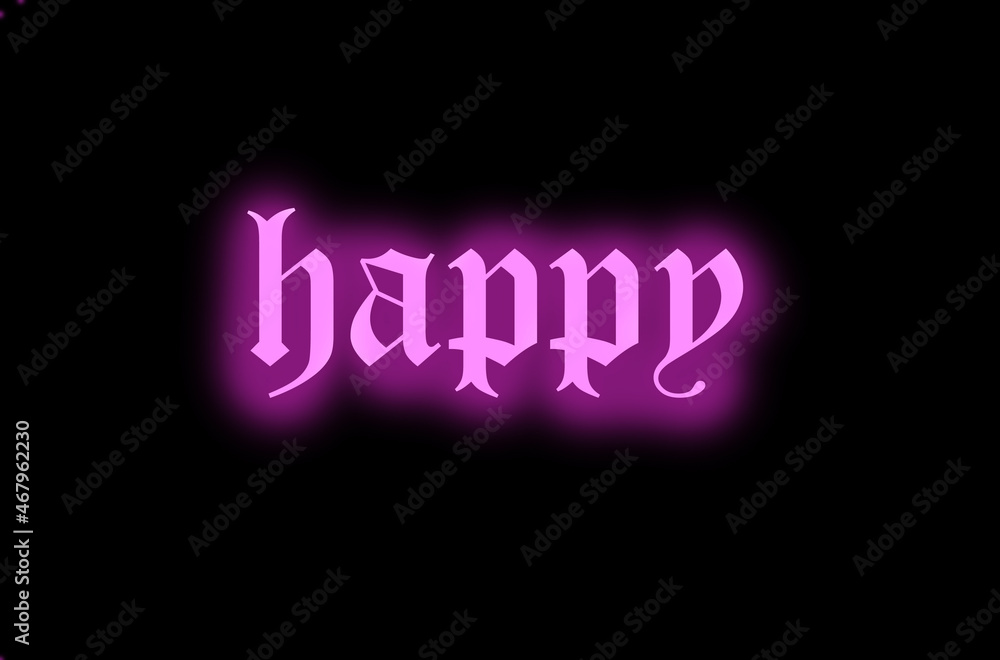 Fototapeta premium glowing text