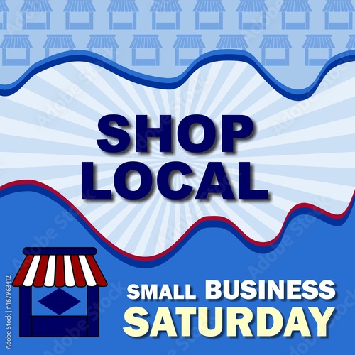 Small Business Saturday is an American shopping holiday held during the Saturday after US Thanksgiving during one of the busiest shopping periods of the year. Posters, cards, banner designs
