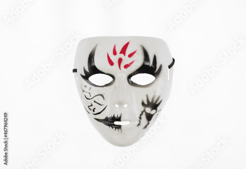 theater drama mask isolated on white background