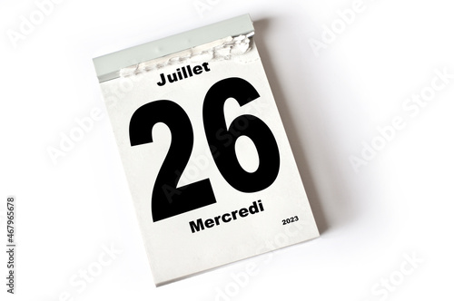 26. Juillet 2023 photo