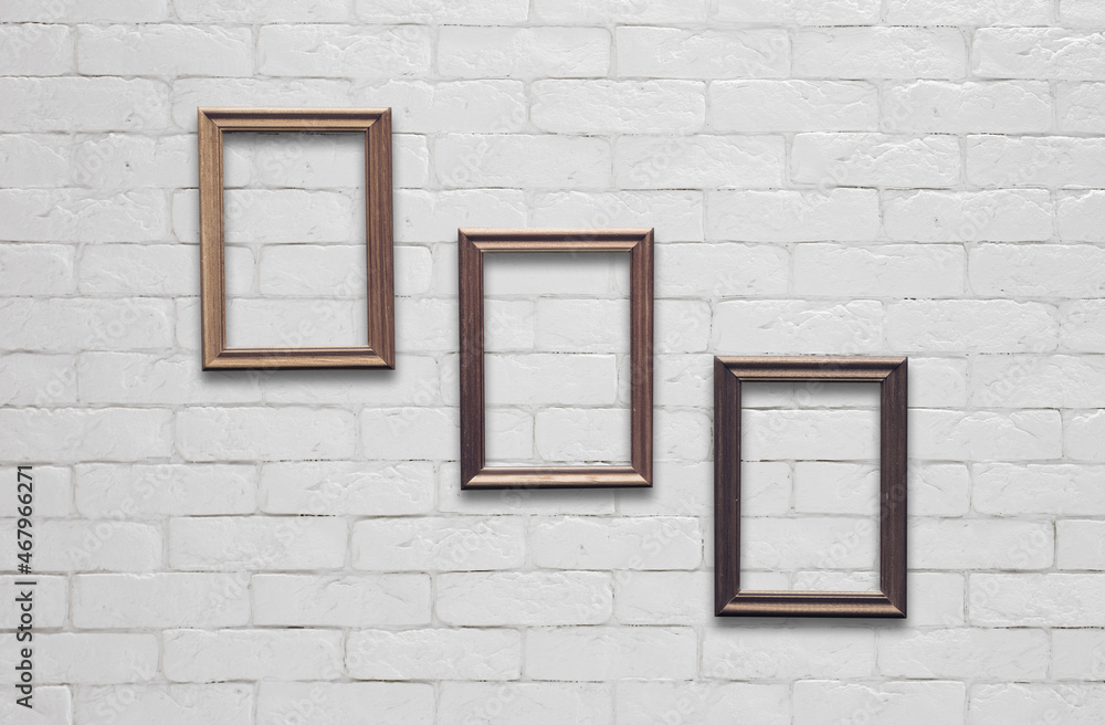 frames on white wall frames on white wall