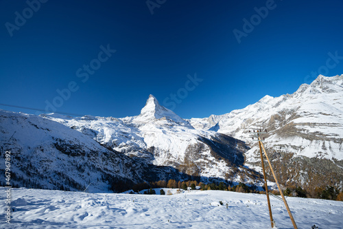 Matterhorn, Zermatt, Skiing, Winter Hiking, magical Landscampe of Zermatt,  Glacier Paradies, Riffelberg, Furi, Rothorn, Monta Rosa, Dufourspitze,Visp, Sunnegga, Gornergrat, Randa, Tasch, Zmutt, Liska photo