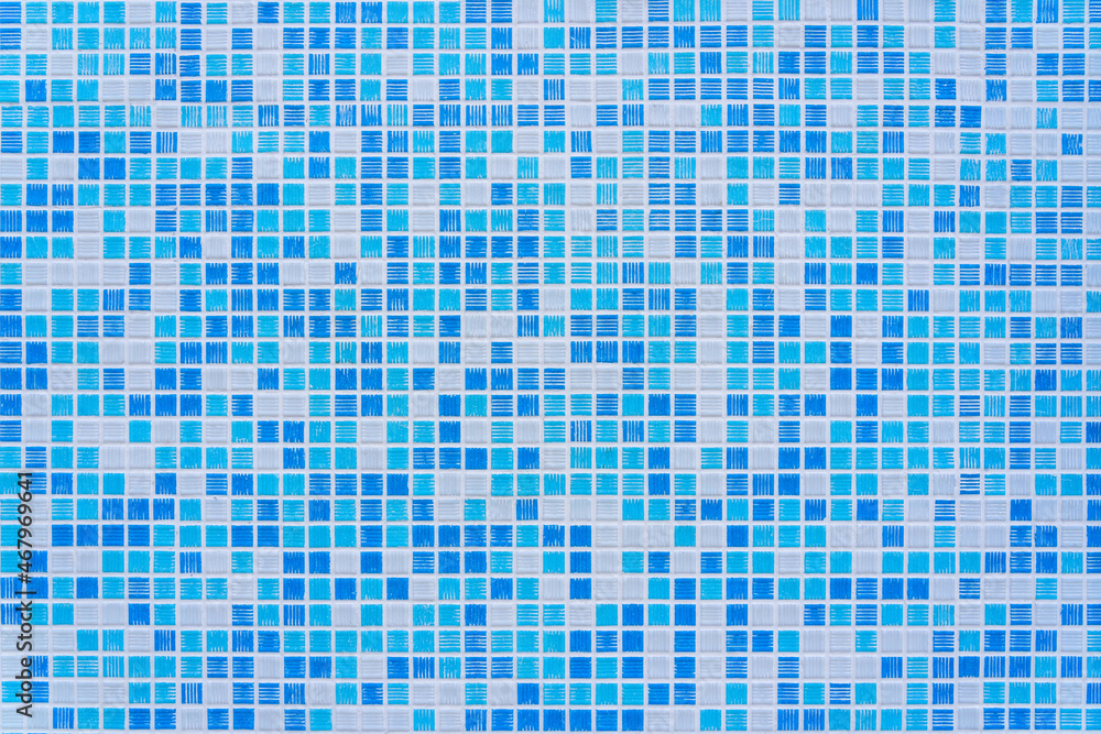 Texture, background of blue ceramic mosaic. Texture, background of blue ceramic mosaic.