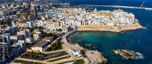 Obraz na plátně Port of Monopoli in Italy - travel photography