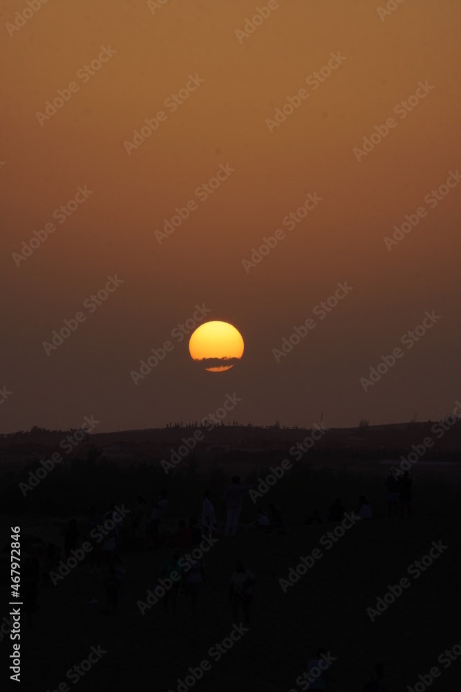 Photo of the sun in Maspalomas