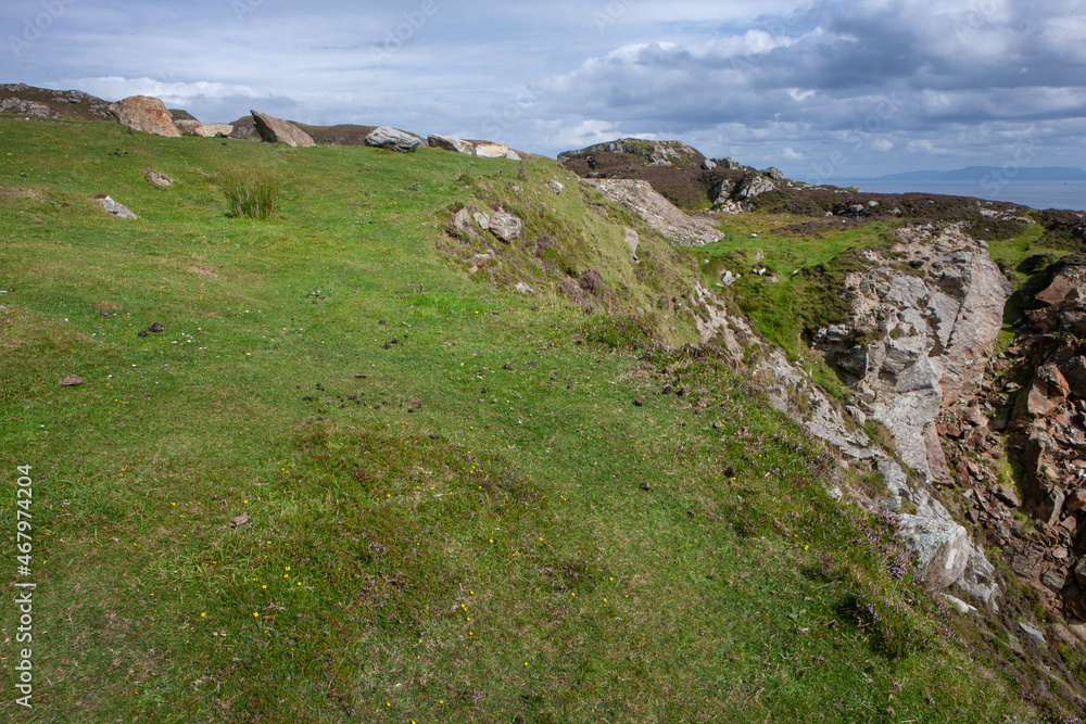 Rocks Ocean. Slieve League. Ireland westcoast.