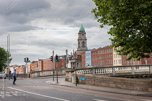 Photography Dublin Ireland bridge over River Liffey