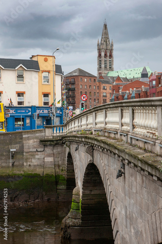 Photography Dublin Ireland bridge over River Liffey
