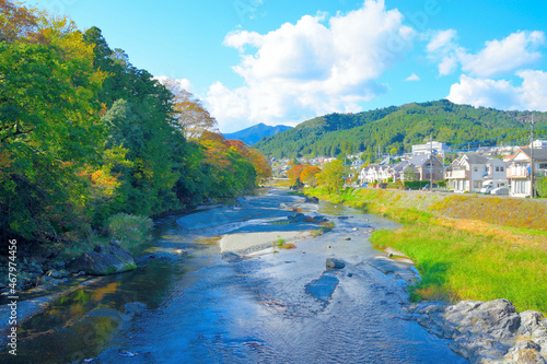 東京都あきる野市 秋川の渓流/ Akiruno city Tokyo・Akigawa Mountain stream