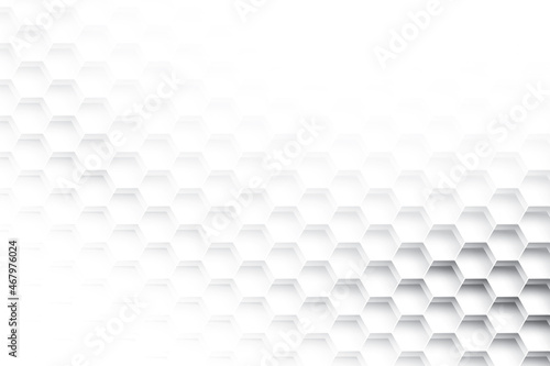 Abstract white and gray color, modern design background with geometric shape. Vector illustration.