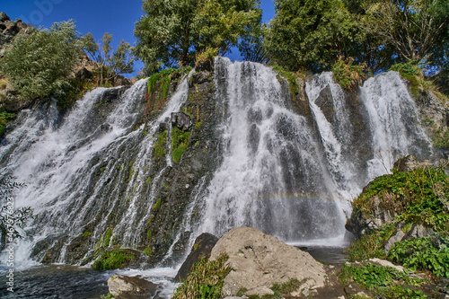 Beautiful Shaki Waterfall in Armenia