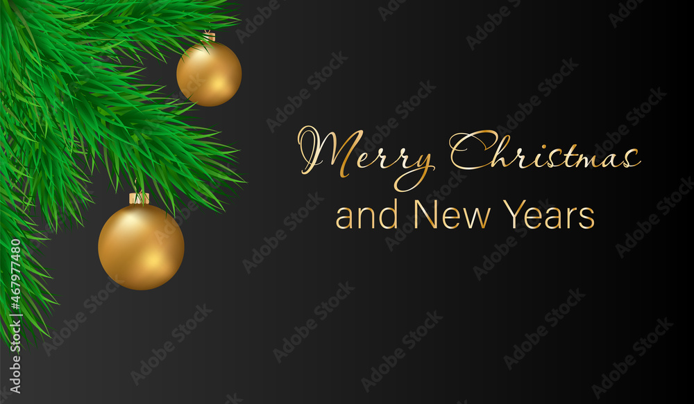 2022. Christmas and New Years holiday background