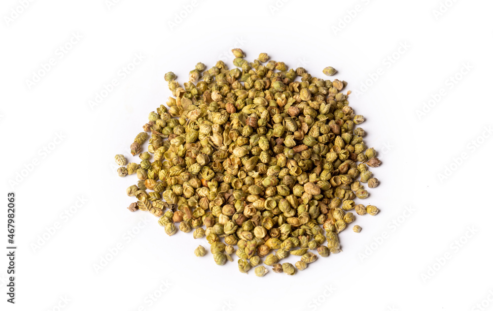 Organic Heap of dried thyme seeds on a background.
Organic Heap of dried thyme seeds on a background.