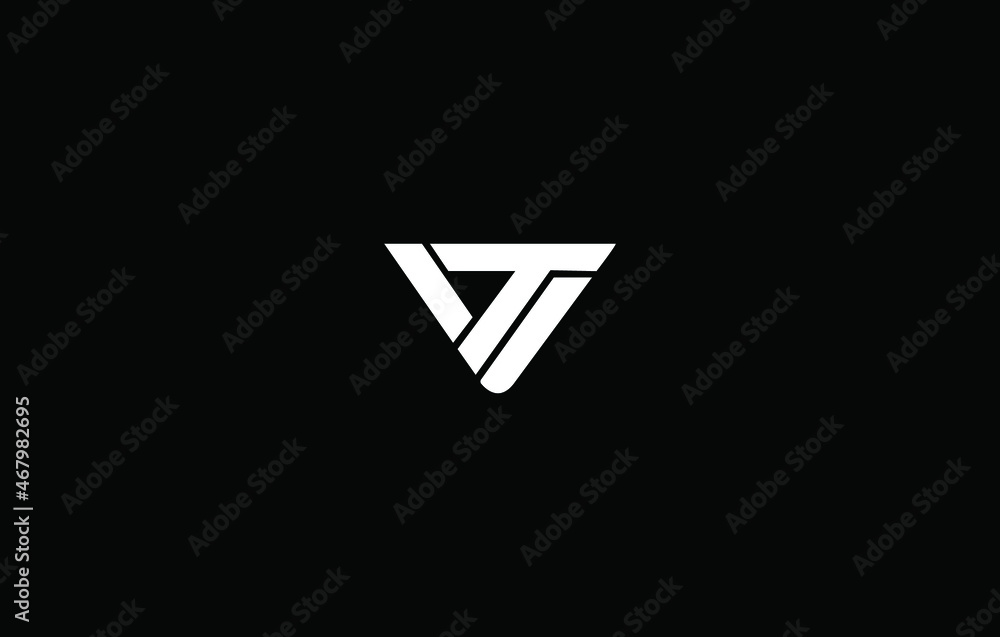 VT Letter Logo Design. Creative Modern V T Letters icon vector Illustration. VT Letter Logo Design. Creative Modern V T Letters icon vector Illustration.