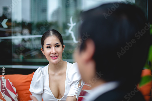 business partner person mee...