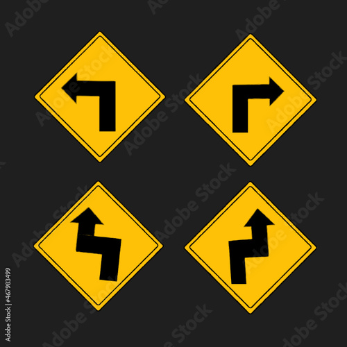 traffic sign set