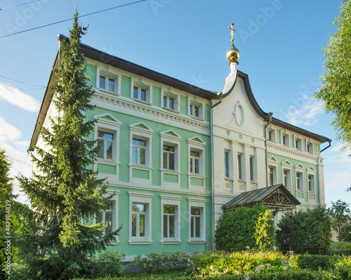 Church of St. Sergius of Radonezh at St. Nicholas Pereslavsky monastery in Pereslavl-Zalessky. Russia photo