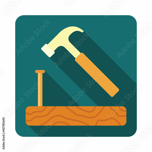 Nail & Hammer Icon