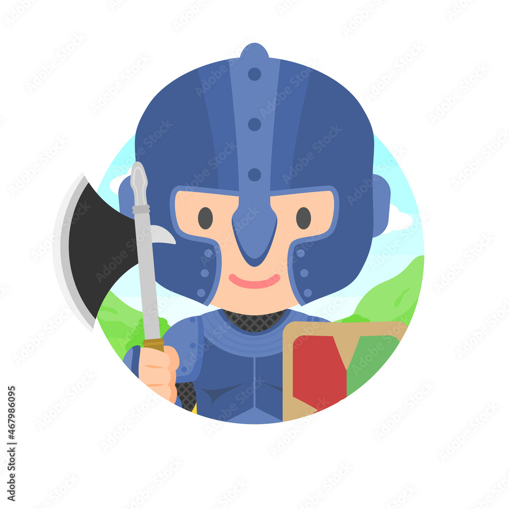 斧を持つ戦士のアイコン ゲームキャラクター Stock イラスト Adobe Stock 斧を持つ戦士のアイコン ゲームキャラクター Stock イラスト Adobe Stock