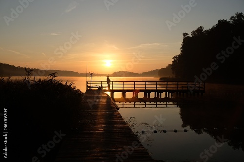 Fototapeta Naklejka Na Ścianę i Meble -  Jezioro na Warmii i Mazurach