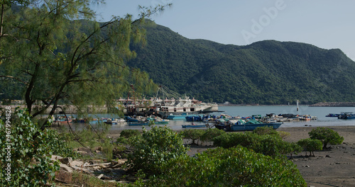 Traditional fishing village in Hong Kong