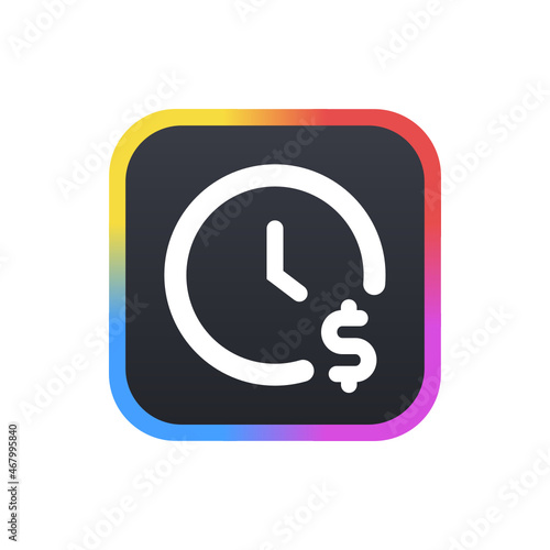 Time is Money - Sticker