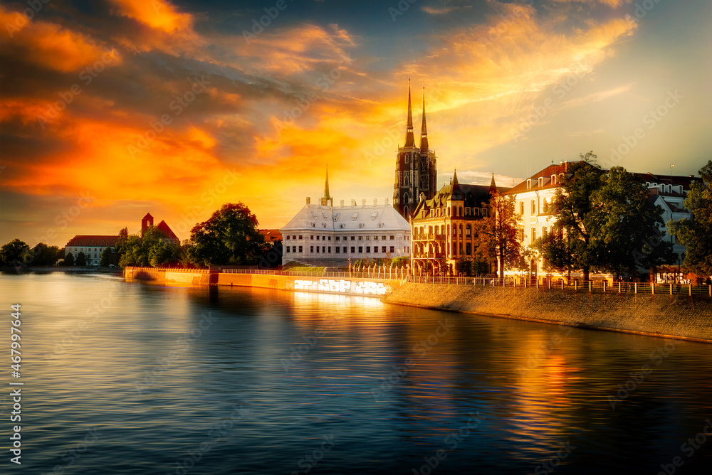 Naklejka premium Wrocław, Poland