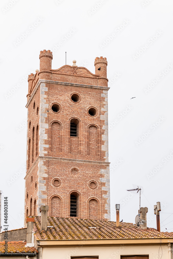 Obraz premium Tower of the castle, Rivesaltes
