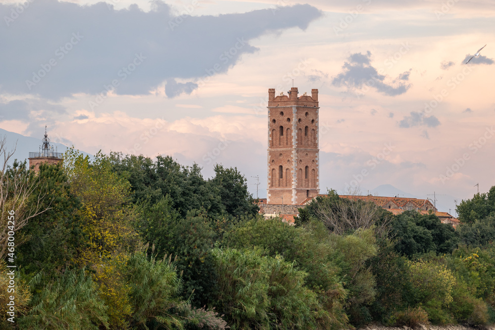 the tower of the church of the holy sepulchre, Rivesaltes