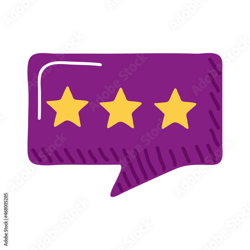 signboard with rating