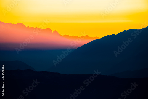 Alps during sunrise