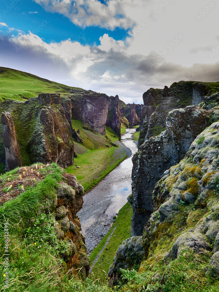 Cañon de Fjaðrárgljúfur Islandia Cañon de Fjaðrárgljúfur Islandia